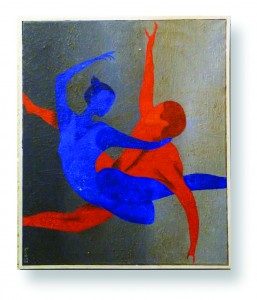 Ballet in Red and Blue